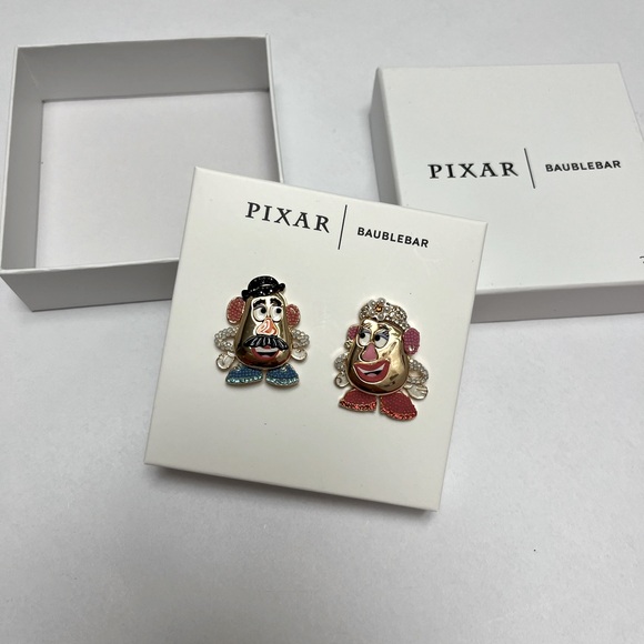 NWT ⚜️🥔⚜️ Baublebar x Disney Pixar Toy Story Mr. and Mrs. Potato Head Earrings - Picture 6 of 6